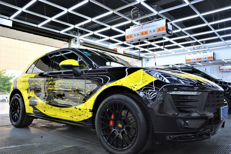 保时捷Macan 改色改色膜施工案例
